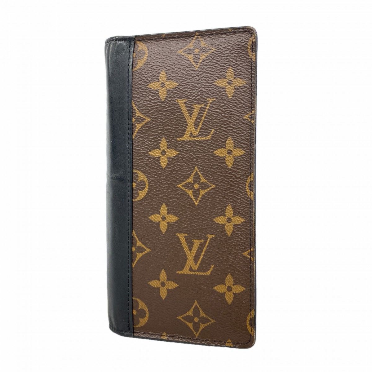 Louis Vuitton Wallet Monogram Macassar Portefeuille Brazza Brown