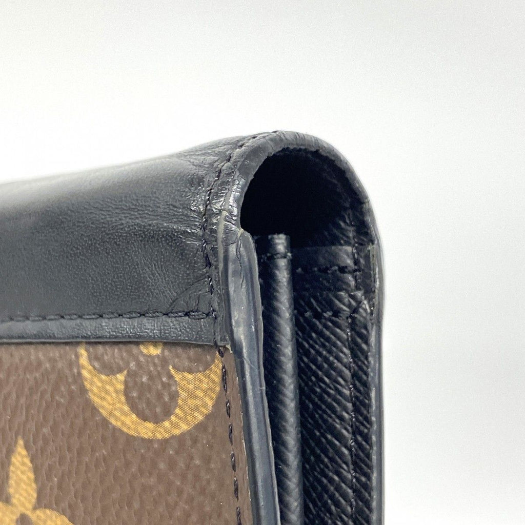 Louis Vuitton Wallet Monogram Macassar Portefeuille Brazza Brown — view 6