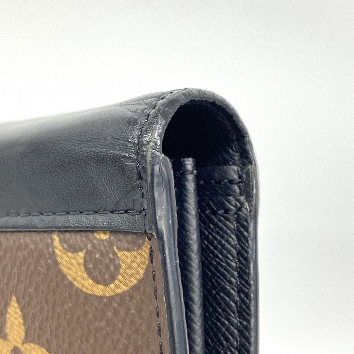 Louis Vuitton Wallet Monogram Macassar Portefeuille Brazza Brown — view 6