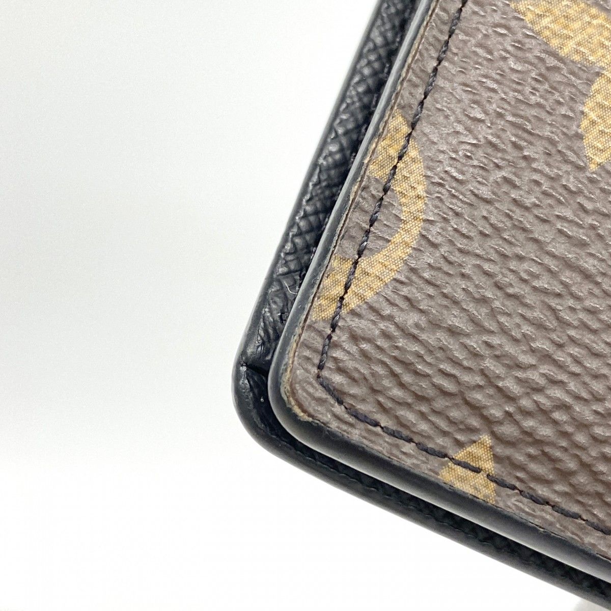 Louis Vuitton Wallet Monogram Macassar Portefeuille Brazza Brown — view 9