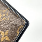 Louis Vuitton Wallet Monogram Macassar Portefeuille Brazza Brown — view 7