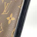 Louis Vuitton Wallet Monogram Macassar Portefeuille Brazza Brown — view 8