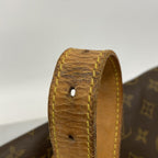 Louis Vuitton Shoulder Bag Monogram Saumur 35 Brown — view 7