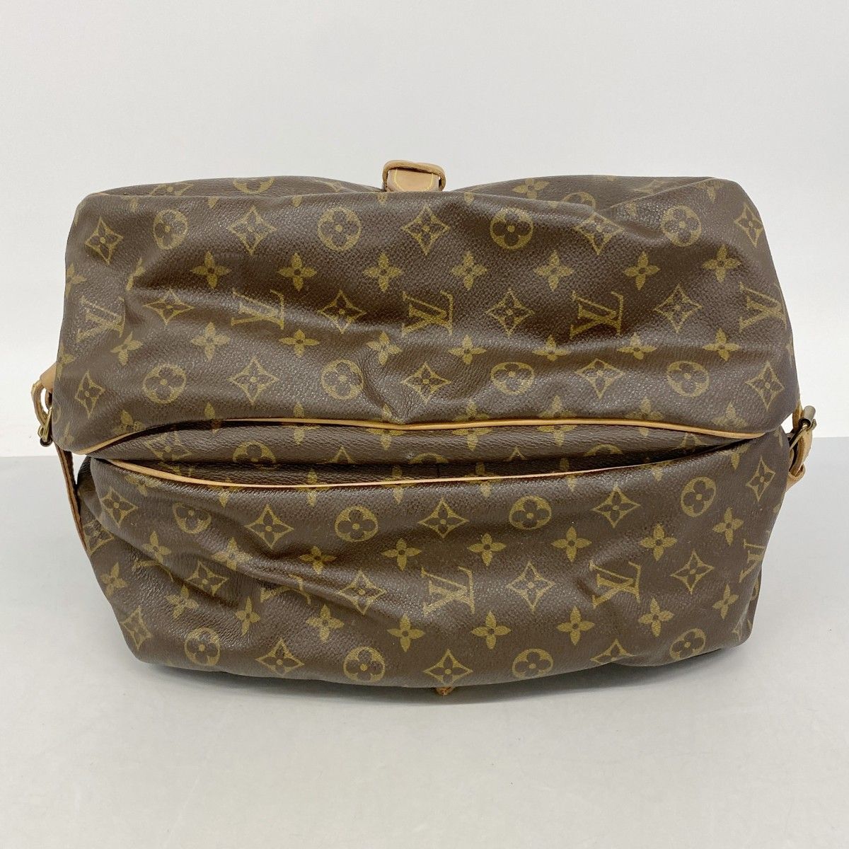 Louis Vuitton Shoulder Bag Monogram Saumur 35 Brown — view 3