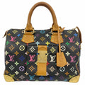 Louis Vuitton Handbag Monogram Multicolor Speedy 30 Noir
