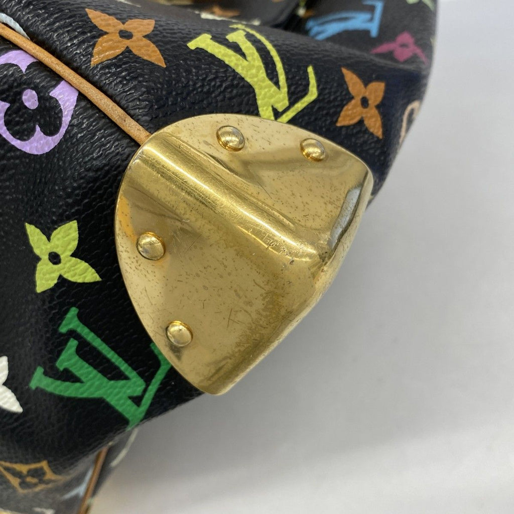 Louis Vuitton Handbag Monogram Multicolor Speedy 30 Noir — view 6