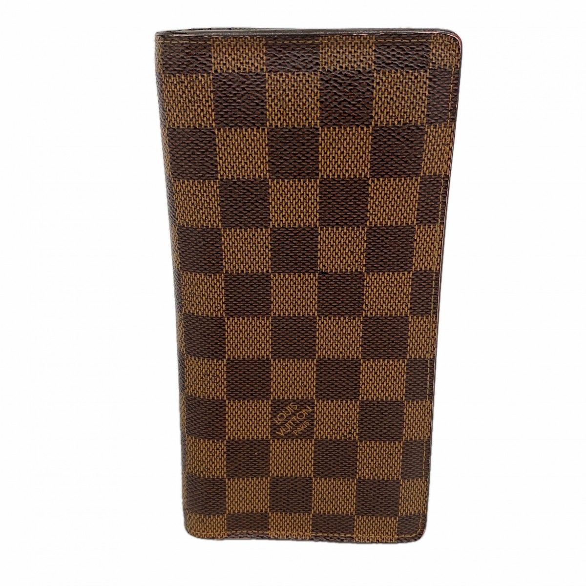 Louis Vuitton Wallet Damier Portefeuille Brazza Ebene