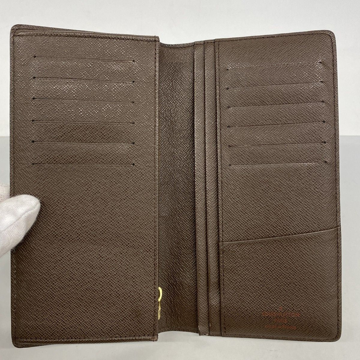 Louis Vuitton Wallet Damier Portefeuille Brazza Ebene — view 3