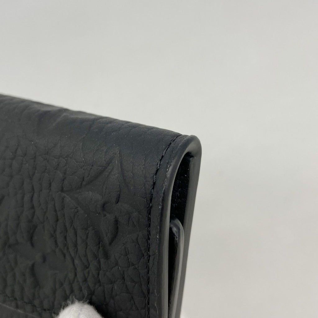 Louis Vuitton Key Case Taurillon Multicles 6 Black Key Holder — view 5