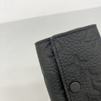 Louis Vuitton Key Case Taurillon Multicles 6 Black Key Holder — view 6