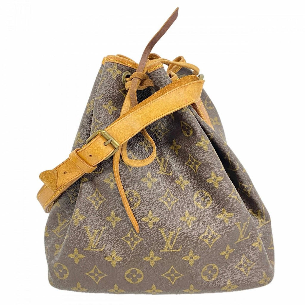 Louis Vuitton Shoulder Bag Monogram Petit Noe Brown