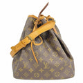 Louis Vuitton Shoulder Bag Monogram Petit Noe Brown