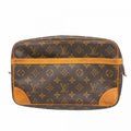 Louis Vuitton Clutch Monogram Compiegne 28 Brown