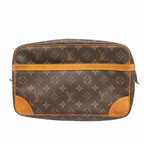 Louis Vuitton Clutch Monogram Compiegne 28 Brown