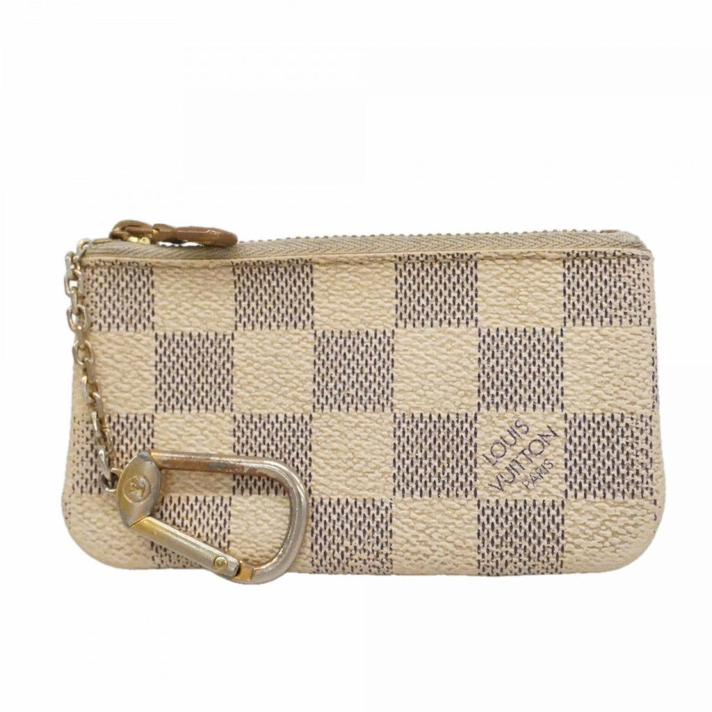 Louis Vuitton Coin Case Damier Azur Pochette Cles White