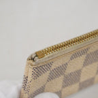 Louis Vuitton Coin Case Damier Azur Pochette Cles White — view 7