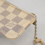 Louis Vuitton Coin Case Damier Azur Pochette Cles White — view 6
