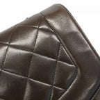Chanel Shoulder Bag Diana Lambskin Black Gold — view 9