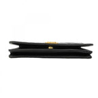 Chanel Shoulder Wallet Boy Caviar Leather Black Gold — view 3