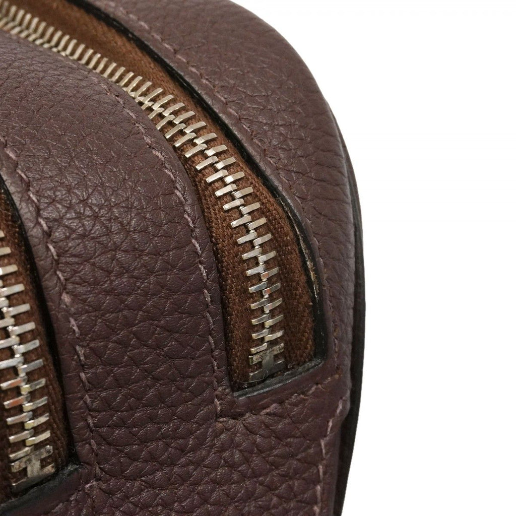 Hermes Shoulder Bag Sac Everyday Porter Togo Havana Silver — view 7