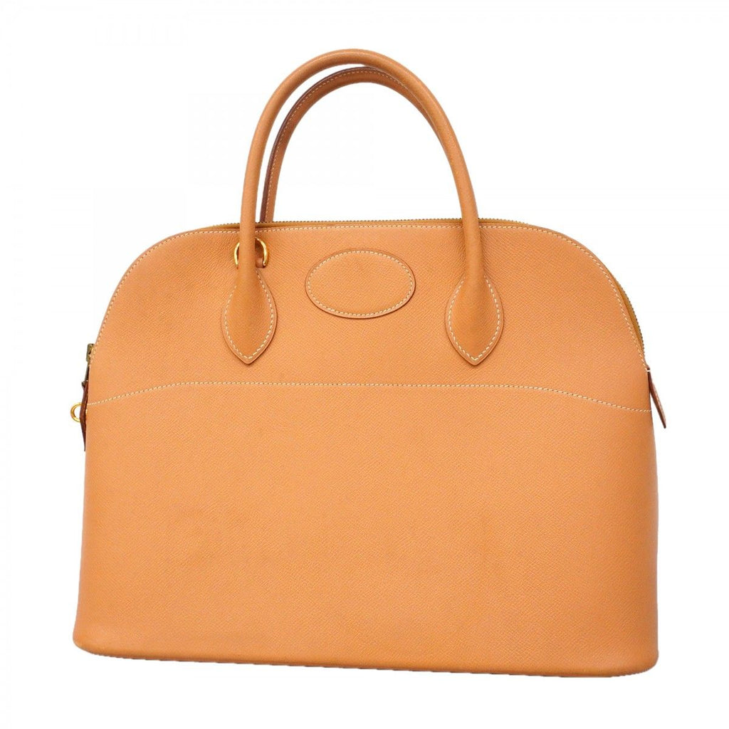 Hermes Handbag Bolide 35 Courchevel Natural Sable Gold