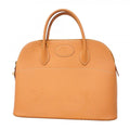 Hermes Handbag Bolide 35 Courchevel Natural Sable Gold