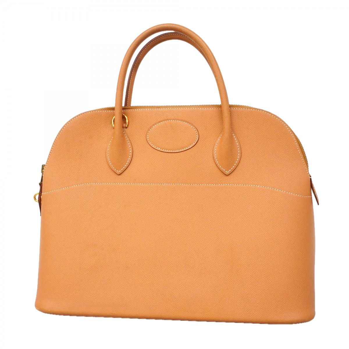 Hermes Handbag Bolide 35 Courchevel Natural Sable Gold