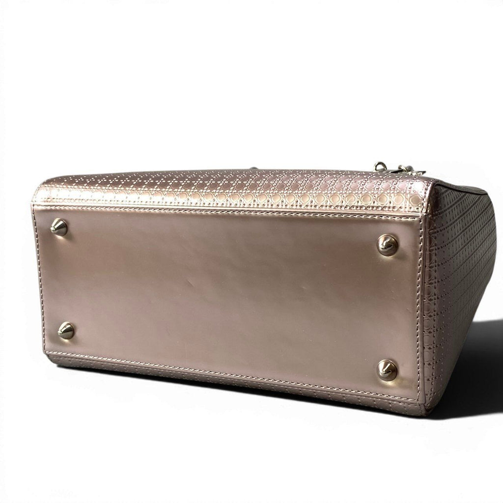 Dior Lady Handbag Metallic Pink — view 5