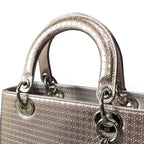 Dior Lady Handbag Metallic Pink — view 6