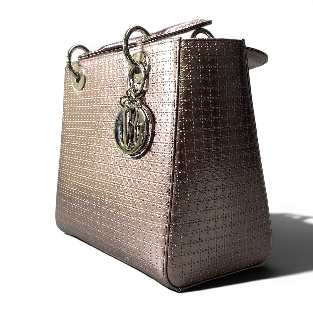 Dior Lady Handbag Metallic Pink — view 4