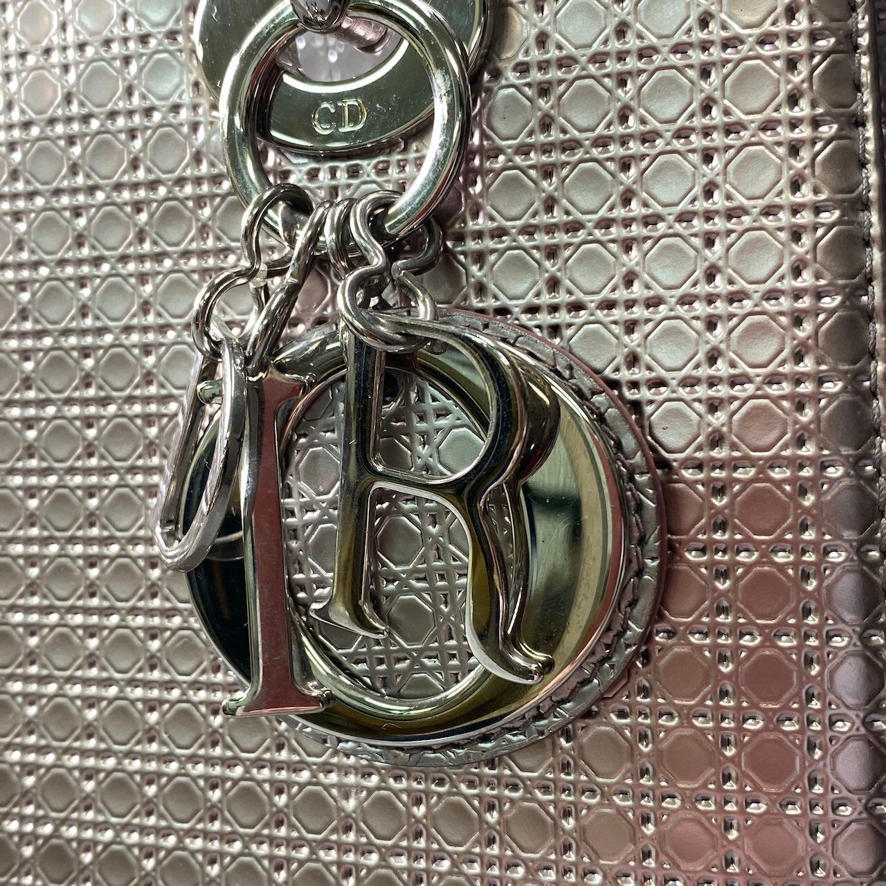 Dior Lady Handbag Metallic Pink — view 7