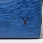 Louis Vuitton Speedy 25 Handbag Epi Leather Blue Gold — view 8