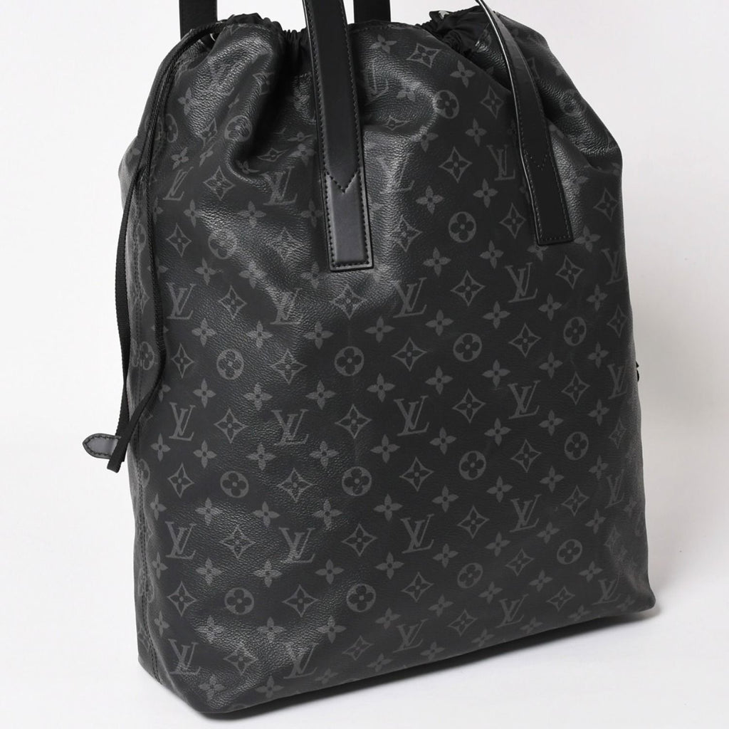 Louis Vuitton Monogram Eclipse Cabas Light Tote Bag Black — view 3