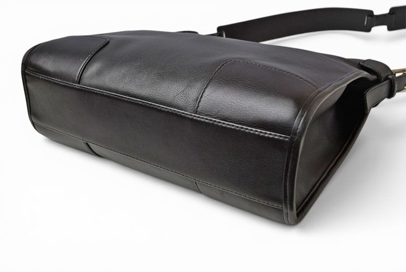 Loewe Shoulder Bag Vintage Anagram Leather Black — view 9