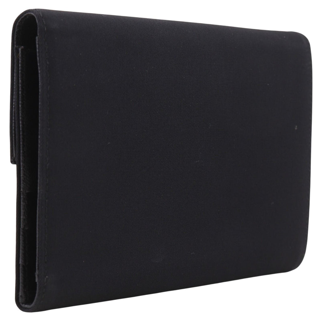 Prada Nylon Black Trifold Wallet — view 3
