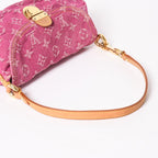 Louis Vuitton Mini Pleaty Bag Monogram Denim Pink — view 7
