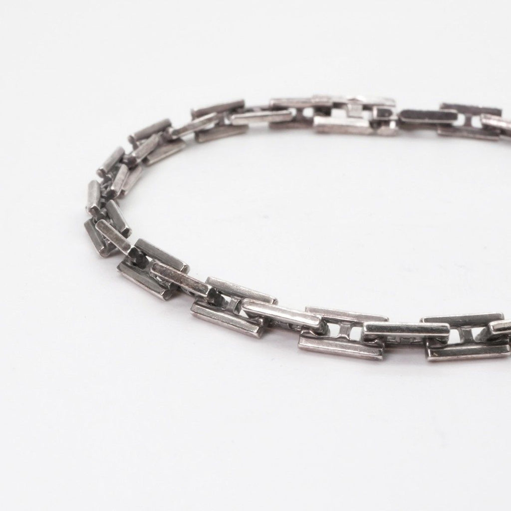 Hermes Bracelet Bangle Calf 925 Sterling Silver Cles MM 18 — view 2