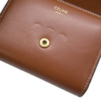 Celine Trifold Wallet Triomphe Small Flap Leather — view 7