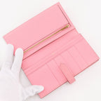 Hermes Bearn Souffle Veau Epsom Rose Confetti Pink T Wallet — view 5