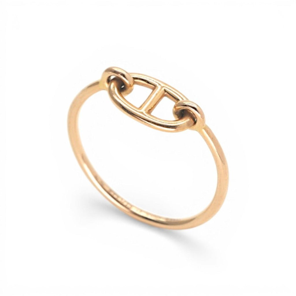 Hermes Chaine D'ancre Ring 750 Gold