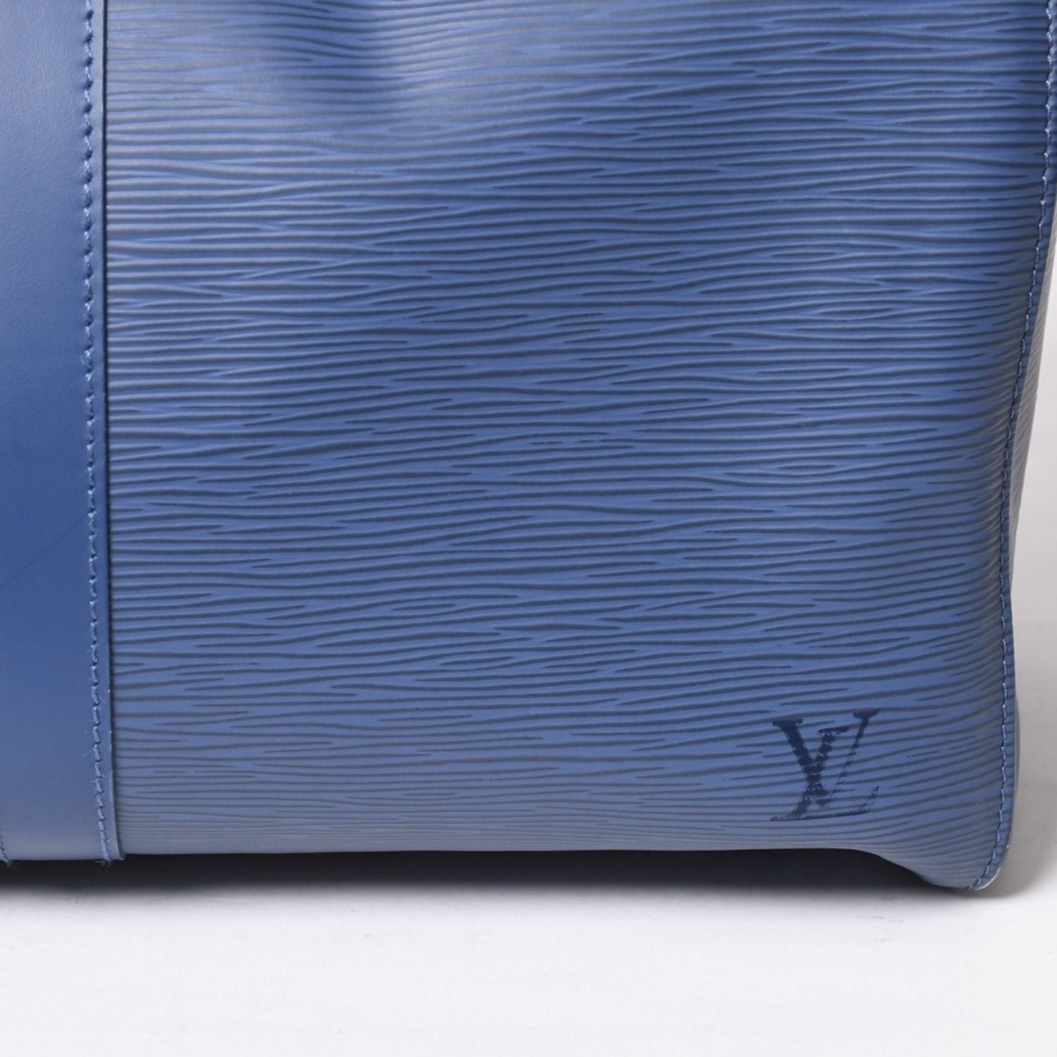 Louis Vuitton Boston Bag Keepall 45 Epi Miltille Silver — view 6