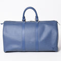 Louis Vuitton Boston Bag Keepall 45 Epi Miltille Silver