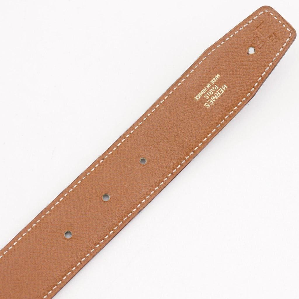 Hermes Hose Buckle Reversible Box Calf Veau Epsom Black Brown a Belt — view 5