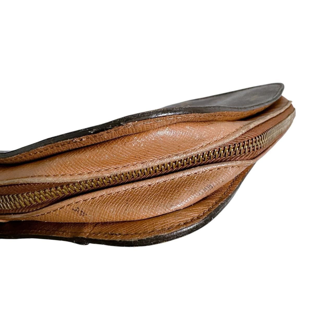Louis Vuitton Monogram Clutch Zipper Second Brown — view 9