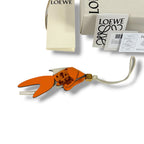 Loewe Anagram Fish Motif Bag Charm Goldfish Key Ring Key Holder Dice