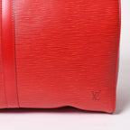 Louis Vuitton Keepall 50 Boston Bag Castilian Red Epi Leather Gold — view 7