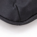 Celine Chain Shoulder 2-Way Clutch Satin Black — view 4