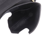 Celine Chain Shoulder 2-Way Clutch Satin Black — view 6