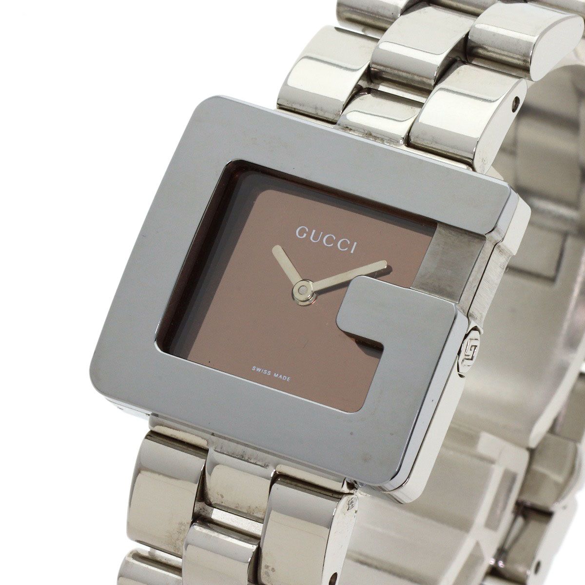 Gucci Square Mirror Watch SS Boys — view 3