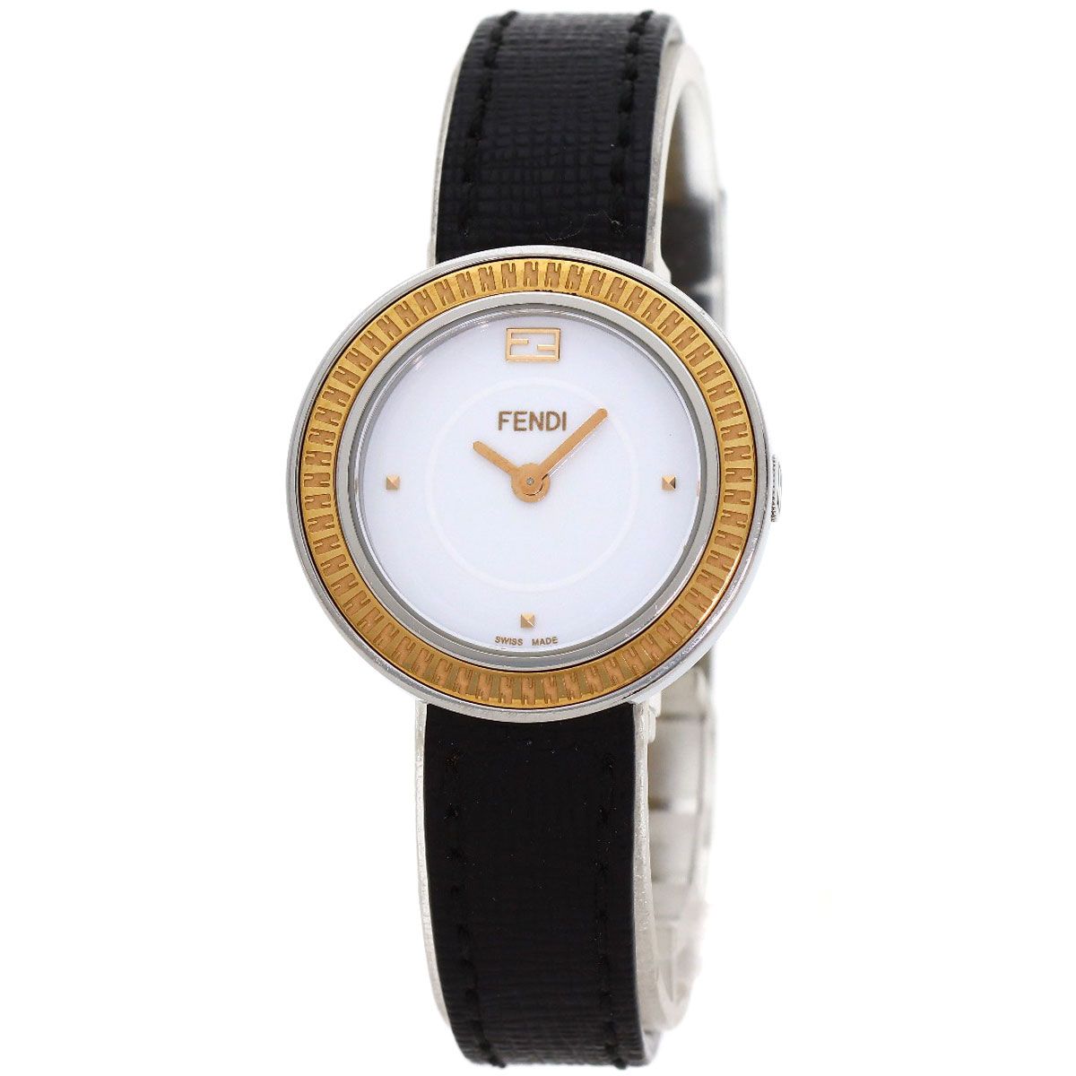 Fendi My Way Watch SS Leather